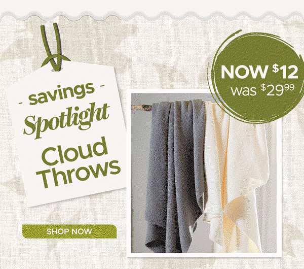 Cloud Throws Now $12