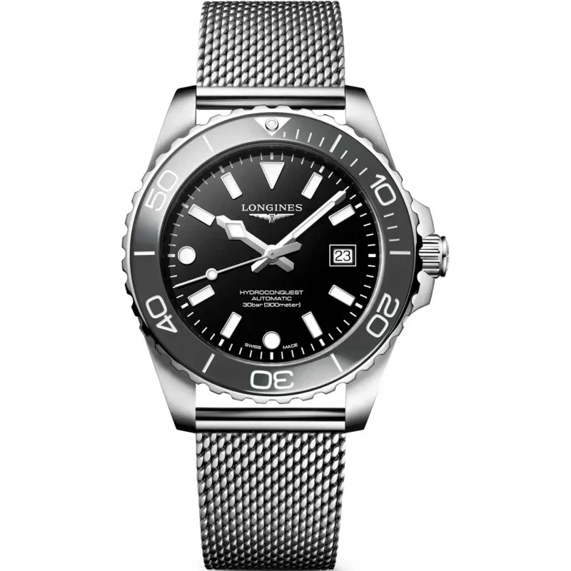 Image of HYDROCONQUEST 42mm | Black Dial
