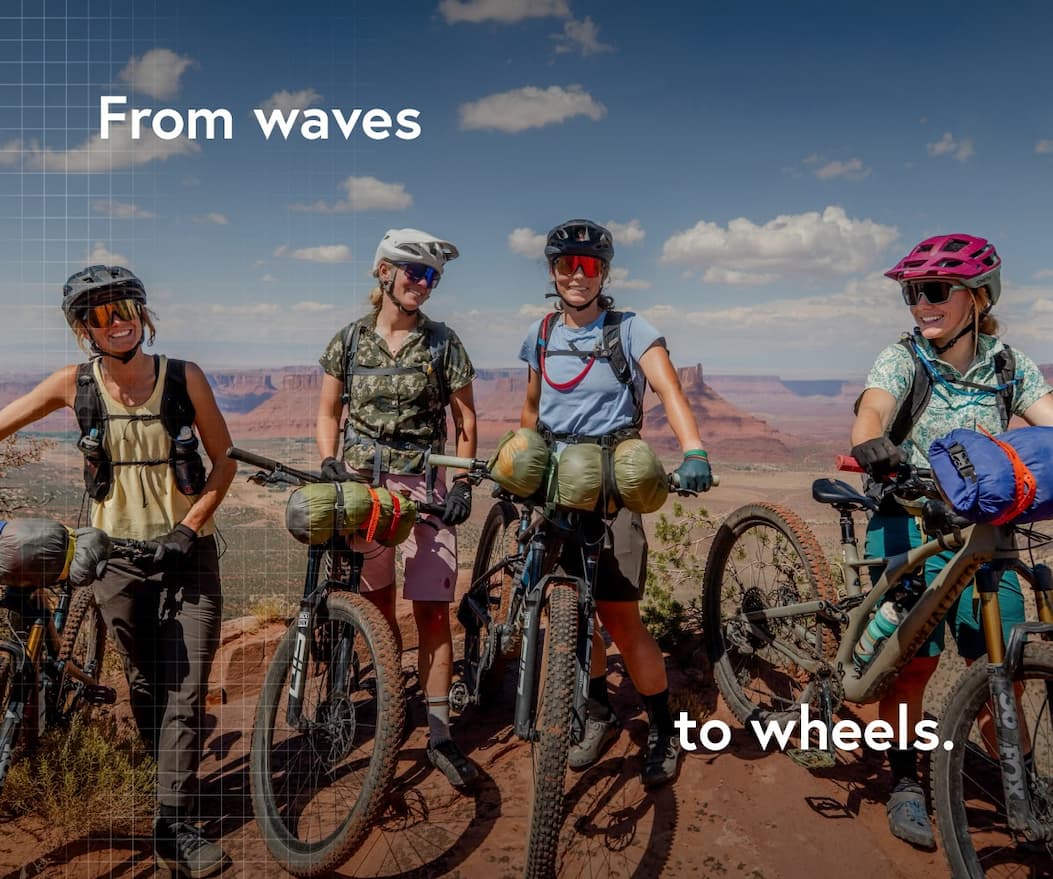 From waves to wheels.