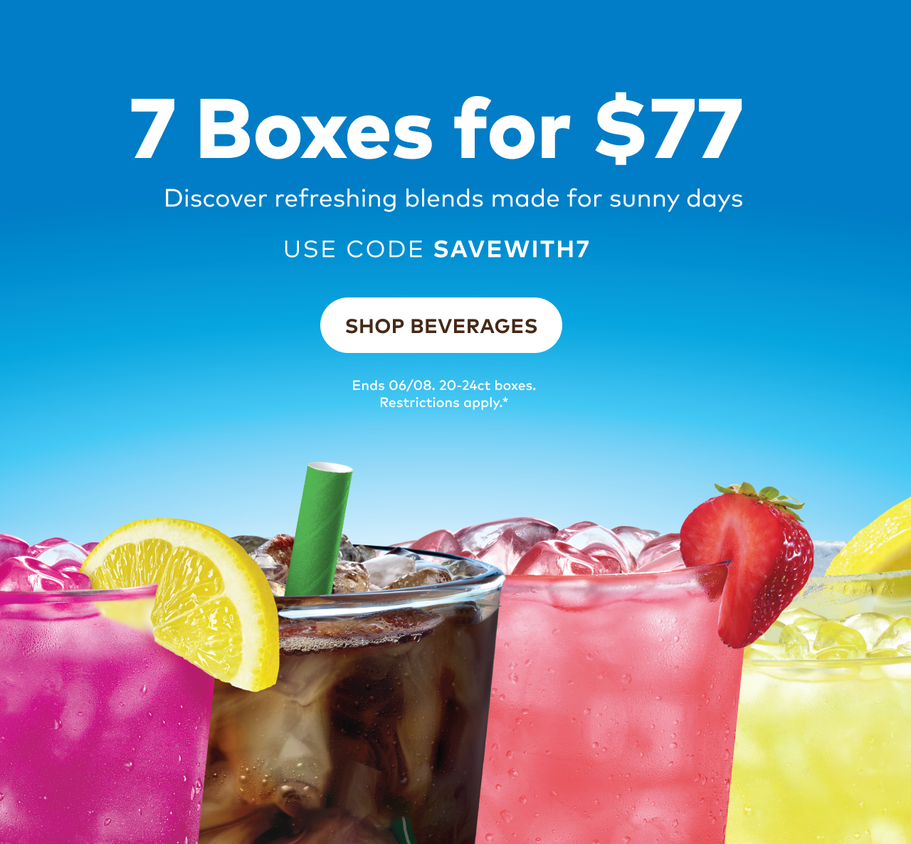 7 boxes for $77 of 20-24ct K-Cup® pods with code SAVEWITH7