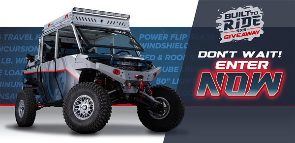Built to ride SXS giveaway