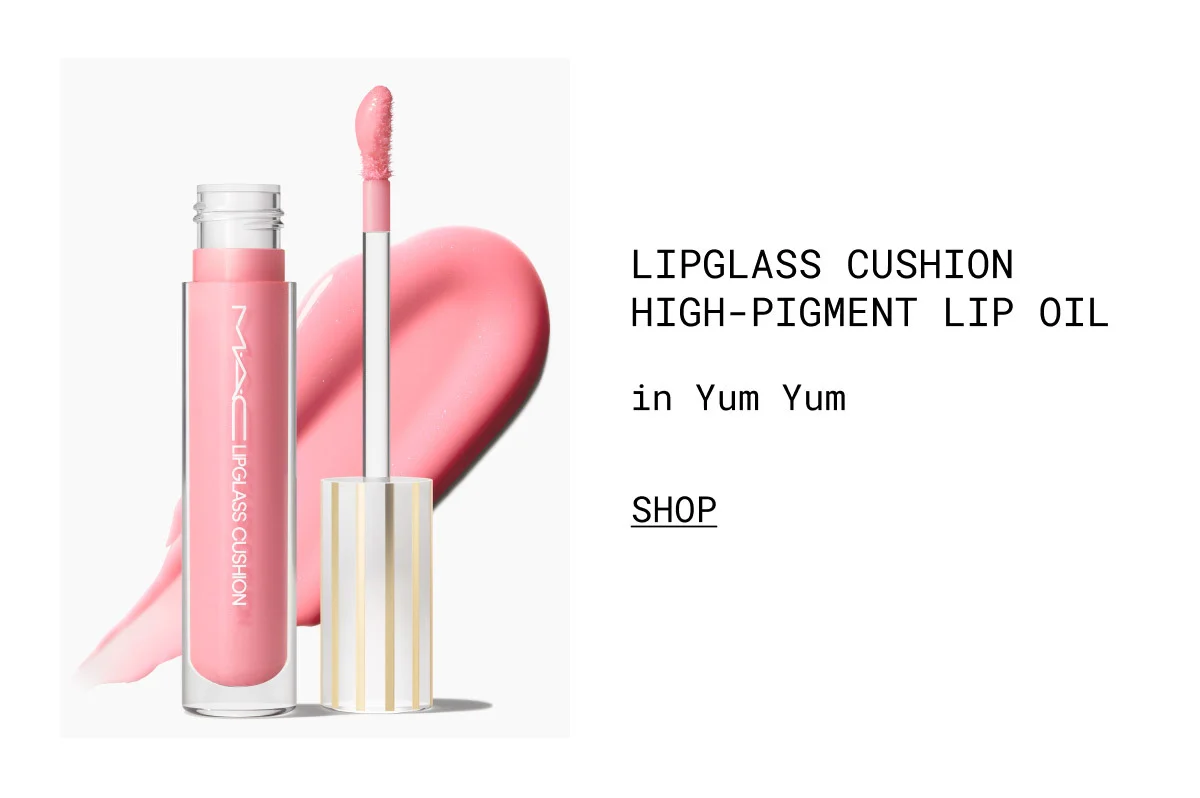 LIPGLASS CUSHION HIGH-PIGMENT LIP OIL | in Yum Yum | SHOP