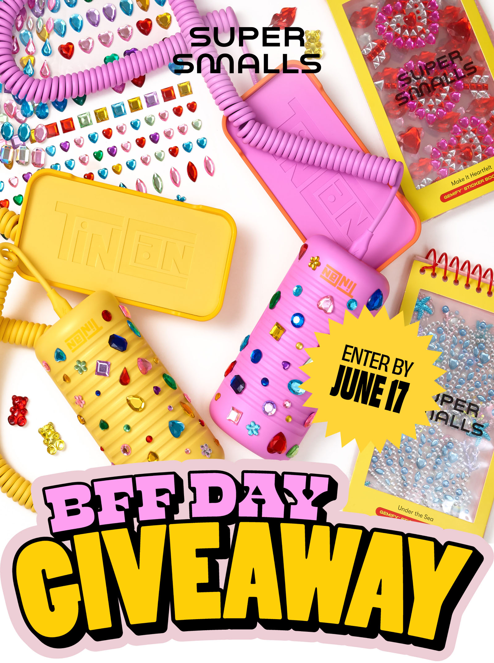 Super Smalls and Tin Can BFF Day Giveaway