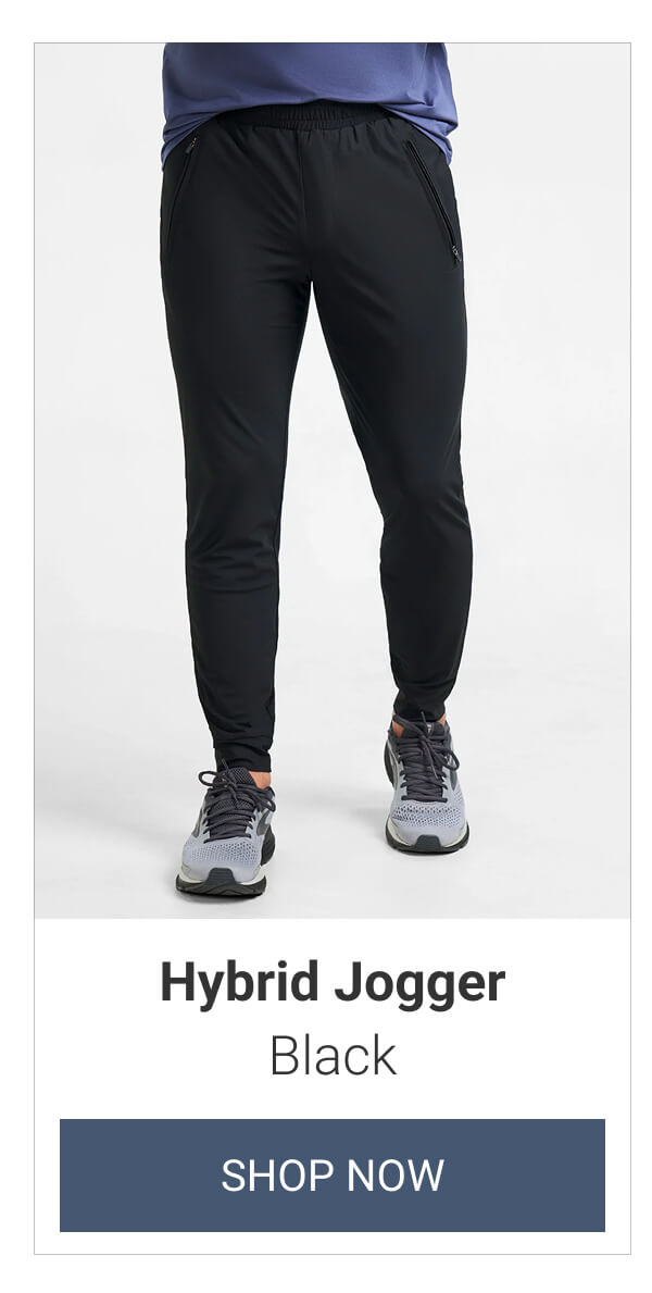 Black Hybrid Jogger