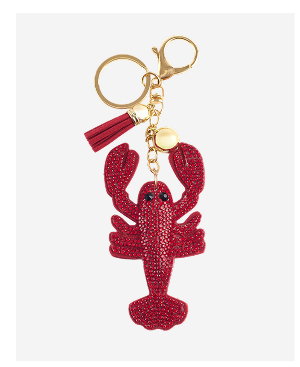 Lobster Keychain Bag Charm