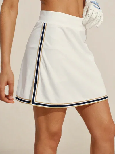 Crisp Couture 16 Inch Trimmed Pique Skort
