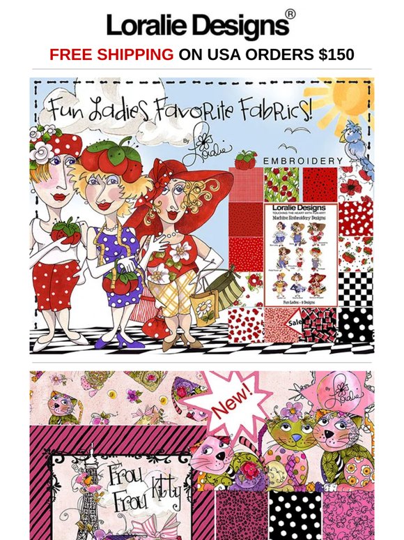 Fun Ladies Favorite Fabrics! ❤️