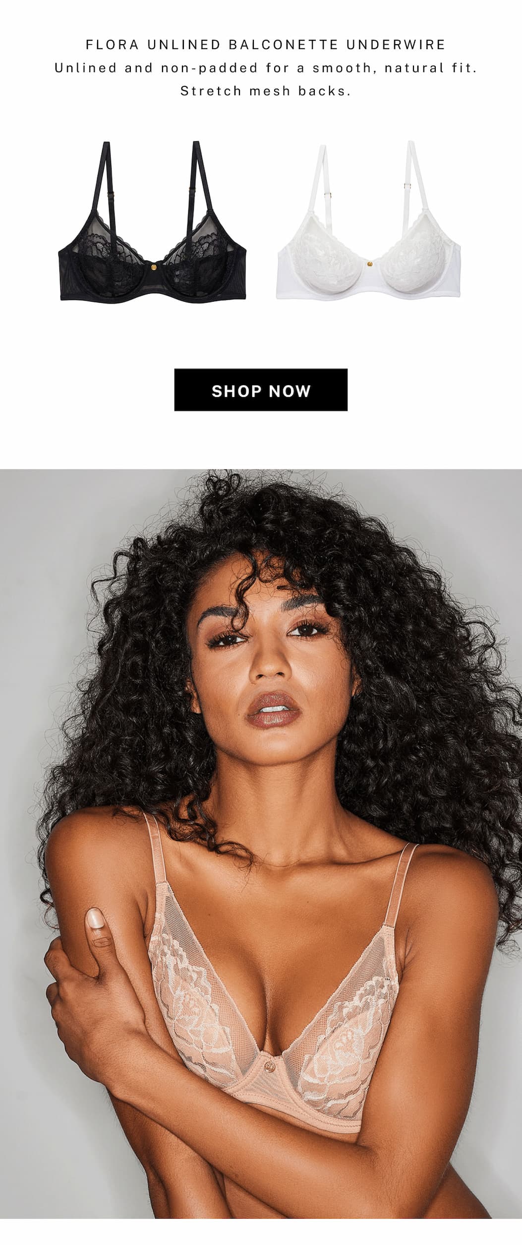 Flora Unlined Balconette Underwire