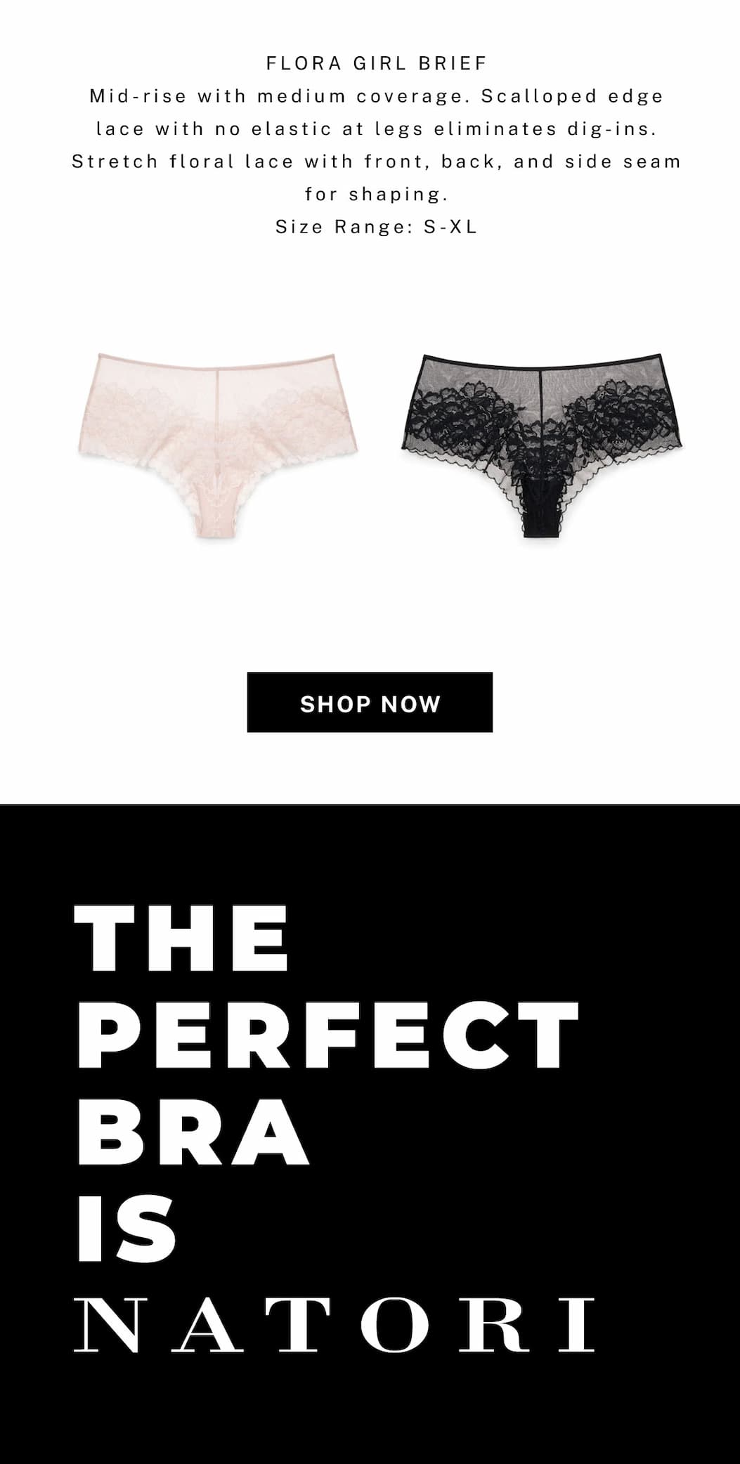 Flora Girl Brief
