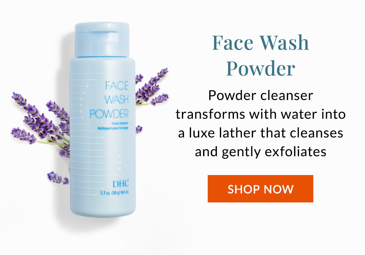 Face Wash Powder cleanses and gently exfoliates