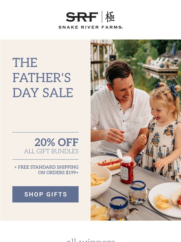 Two Weeks to Father's Day. Don't Forget Dad.