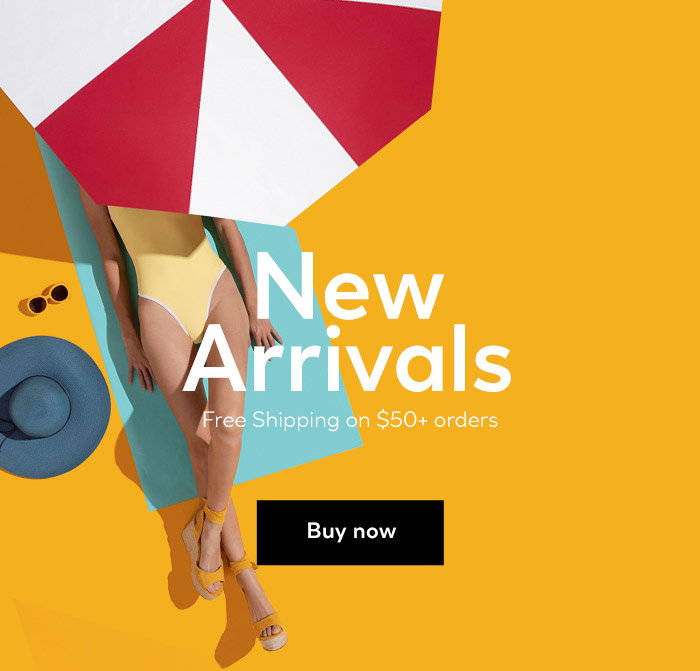 New Arrivals + Free Shipping on $50+ orders