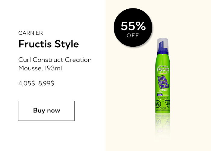 Garnier Fructis Style - Curl Construct Creation Mousse
