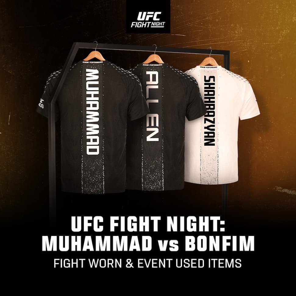 UFC Fight Night: Muhammad vs Bonfim Auction, Now Live