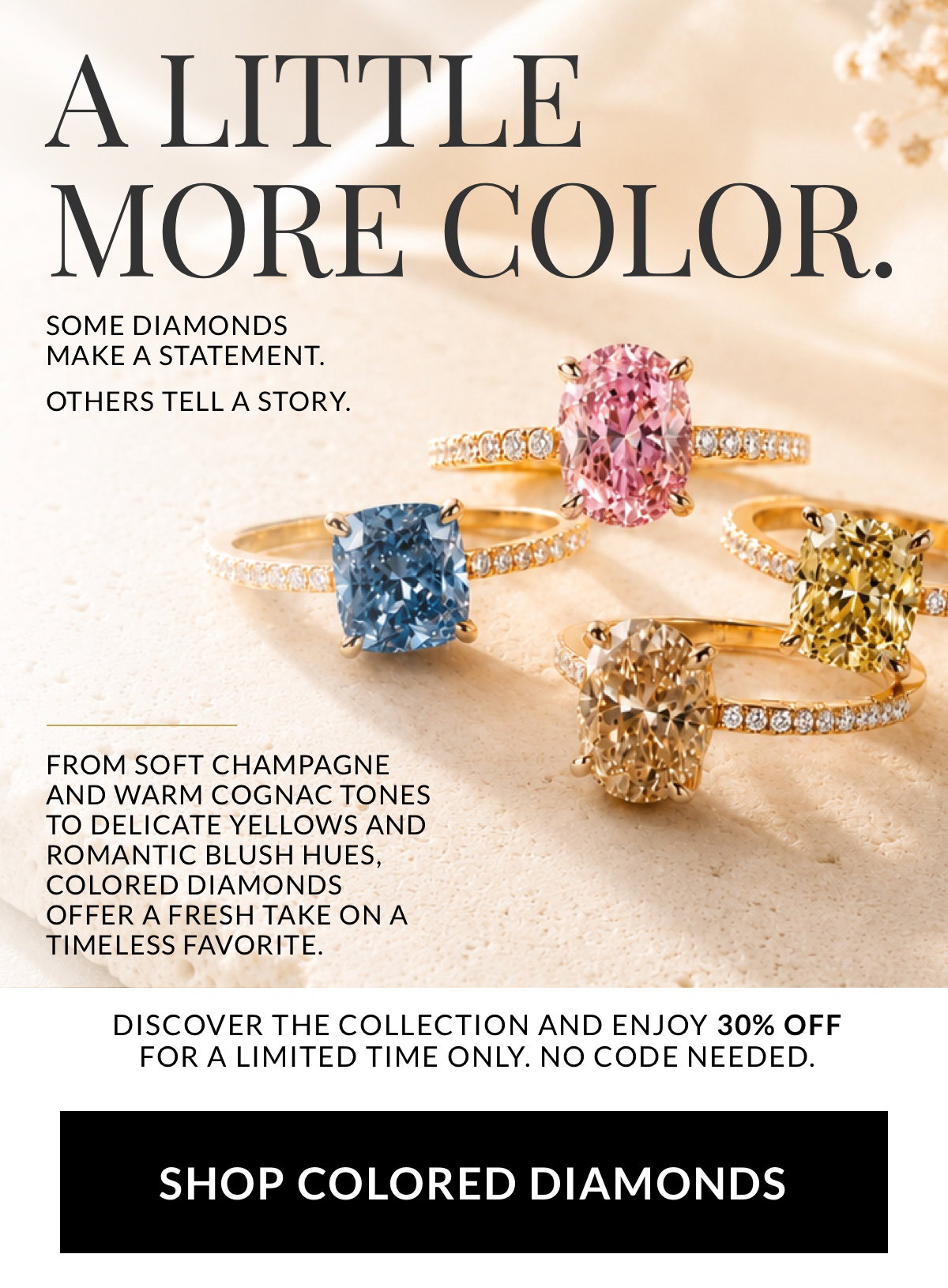 colored diamond engagement rings, shop colored diamonds