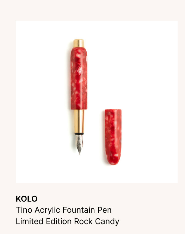 KOLO Tino Acrylic Fountain Pen Limited Edition Rock Candy