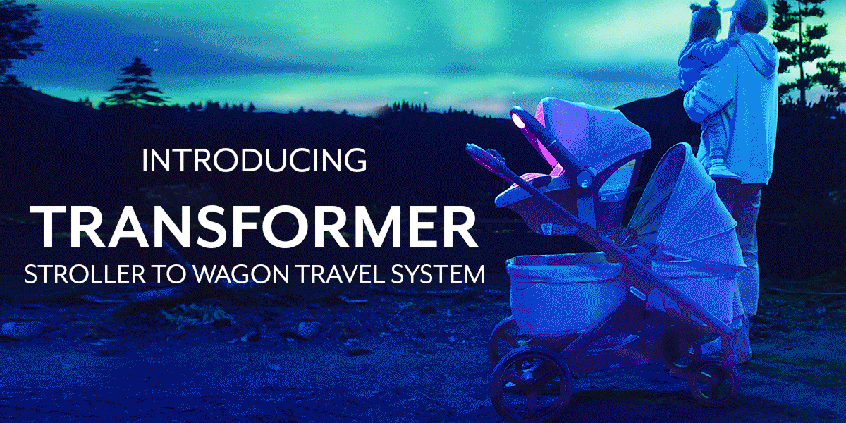 INTRODUCING TRANSFORMER STROLLER TO WAGON TRAVEL SYSTEM
