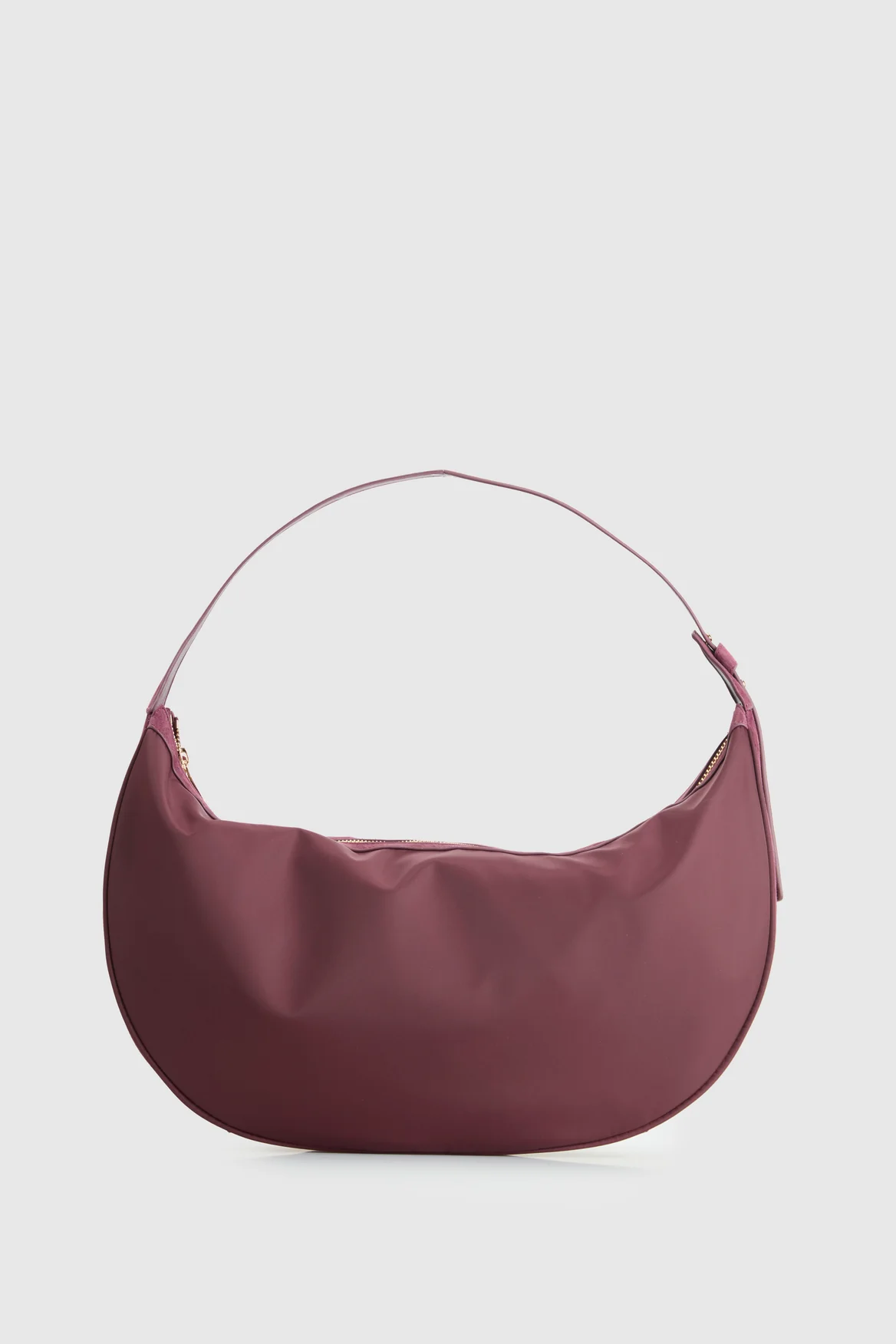 Image of Noemie Leather Trim Shoulder Bag