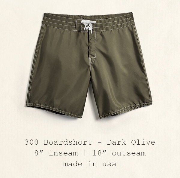 300 Boardshorts - Dark Olive