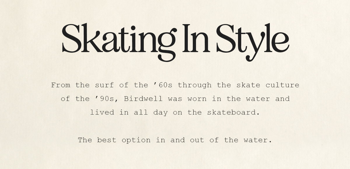 Skating In Style