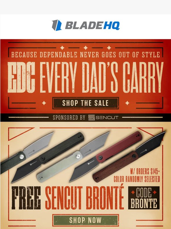 Father's Day Sale begins! Save on hundreds of iconic knives!