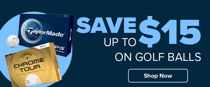 Save up to $15 on Golf Balls