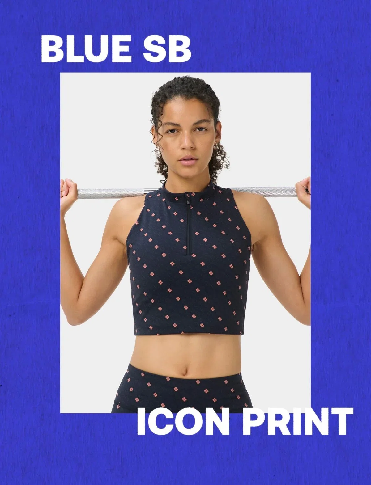 Blue SB Icon Print