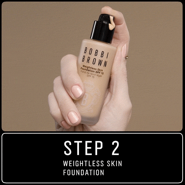 Step 2: Weightless Skin Foundation.