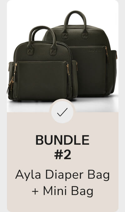 Ayla Diaper Bag + Mini Bag