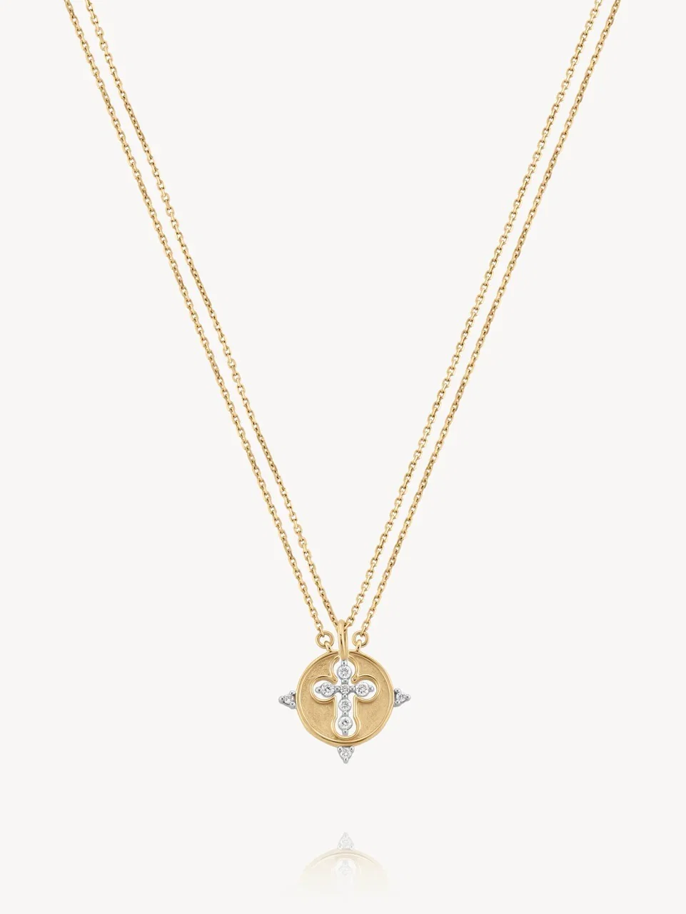 Image of Be the Light Cross Friendship Necklace
