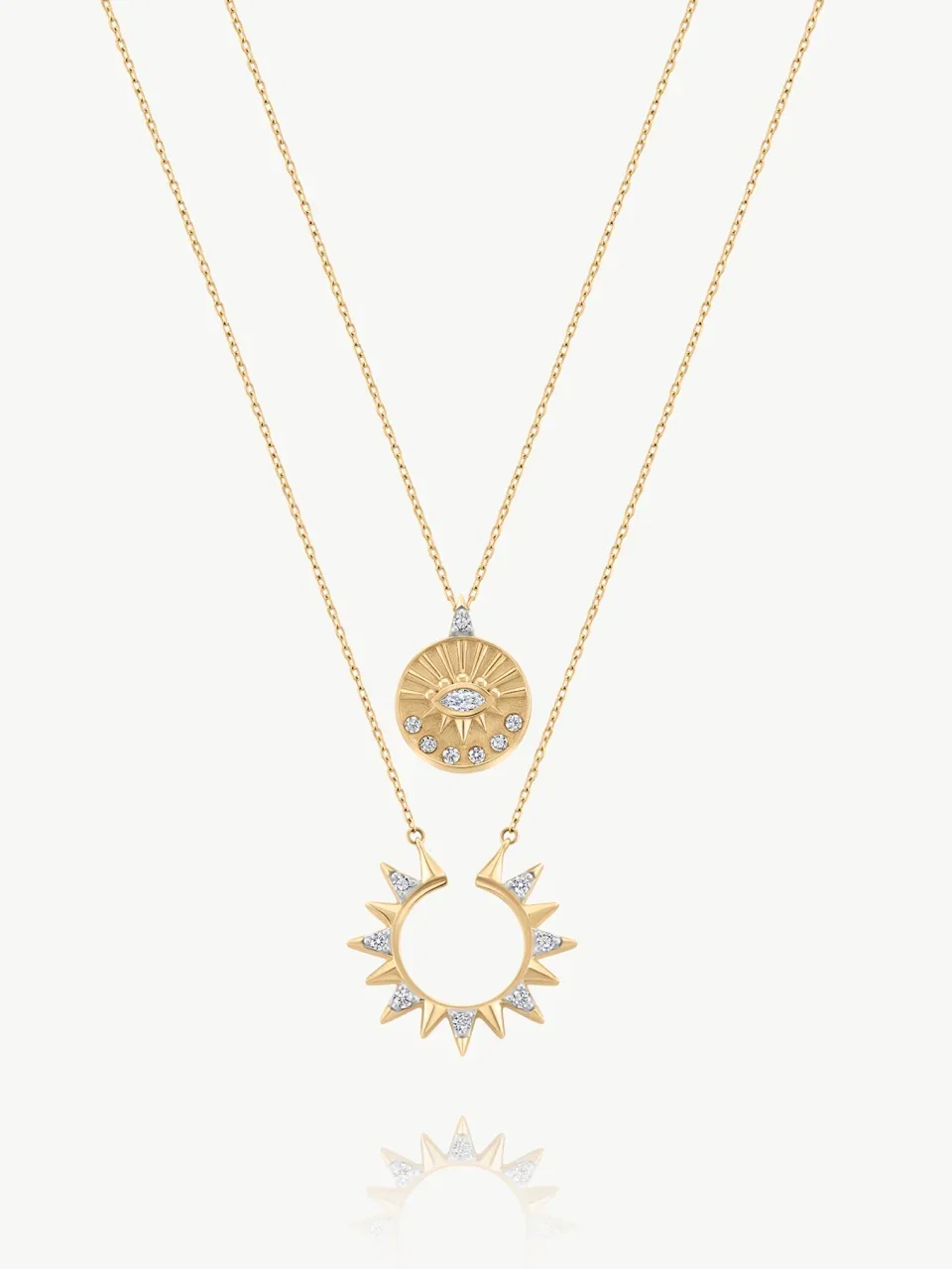 Image of Golden Eye Friendship Necklace