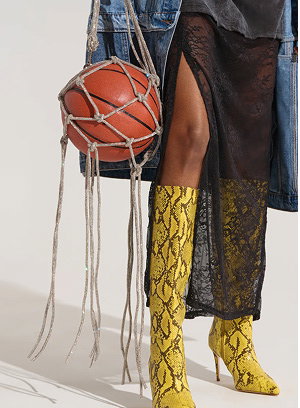 COURTSIDE BLING BASKETBALL PURSE