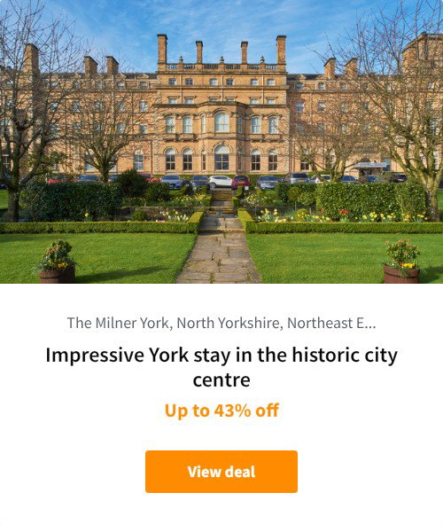 Impressive York stay in the historic city centre