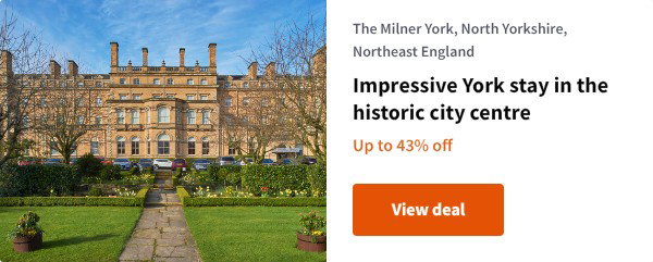 Impressive York stay in the historic city centre