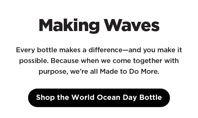 Making Waves. Shop Ocean Day Bottle