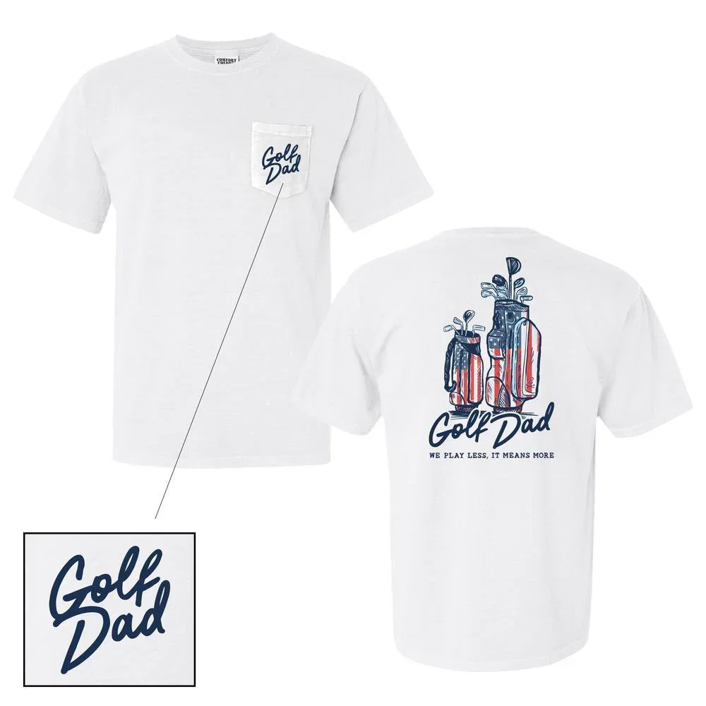 Image of Golf Dad Bags USA Pocket Tee