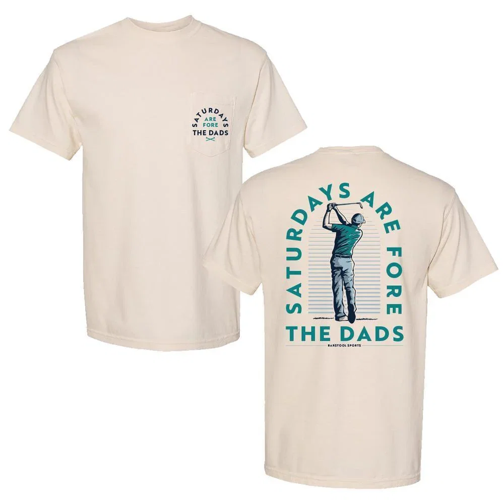 Image of Saturdays Are Fore The Dads Golfer Pocket Tee