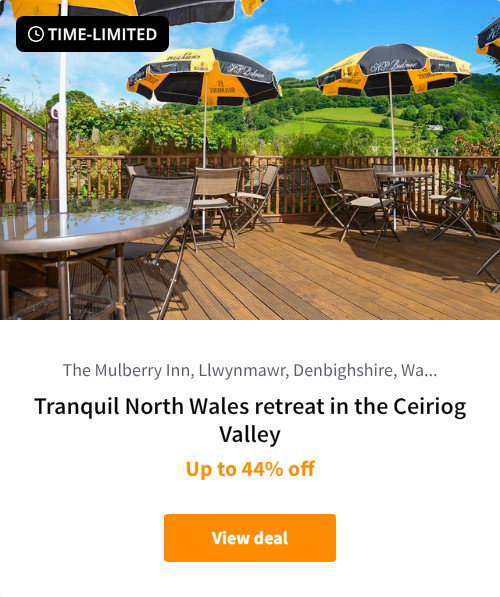 Tranquil North Wales retreat in the Ceiriog Valley