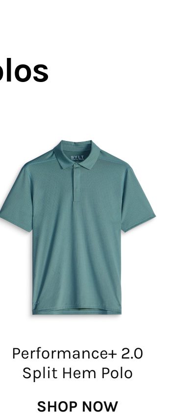 Performance+ 2.0 Split Hem Polo  [[SHOP NOW]]