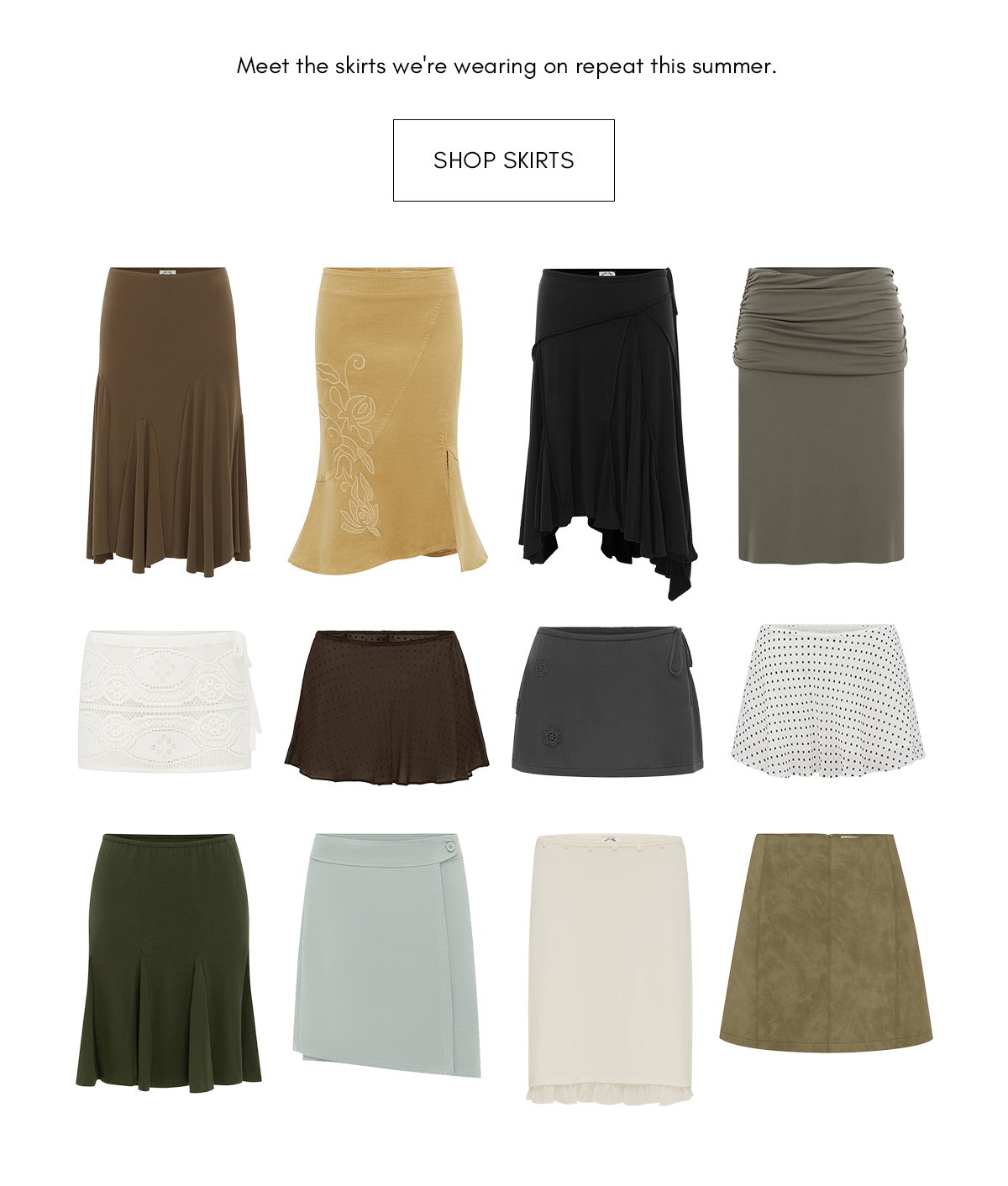 SHOP SKIRTS