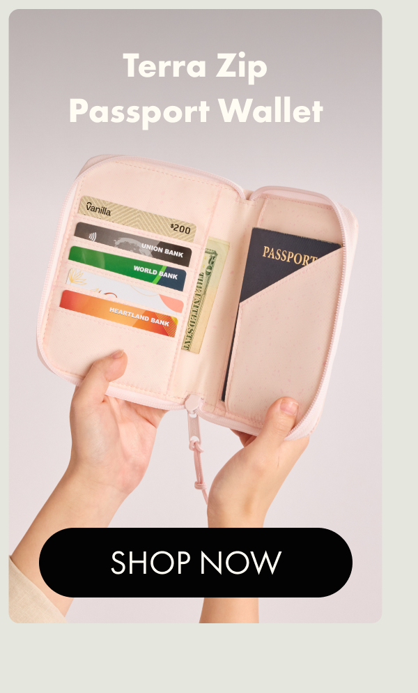 Terra Zip Passport Wallet | SHOP NOW