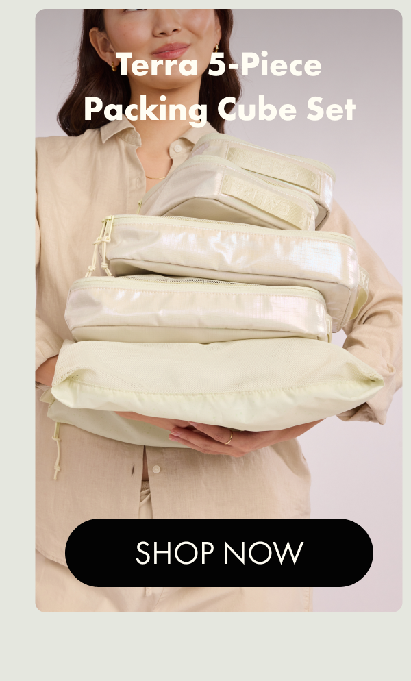 Terra 5-Piece Packing Cube Set | SHOP NOW