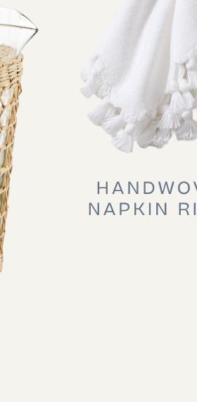 Handwoven Napkin Rings (Set of 2)