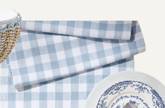 Gingham Table Runner