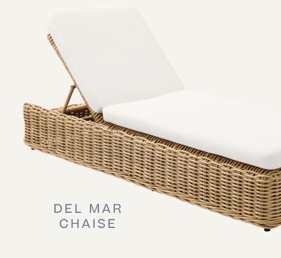 Del Mar Chaise - Natural