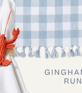 Gingham Table Runner