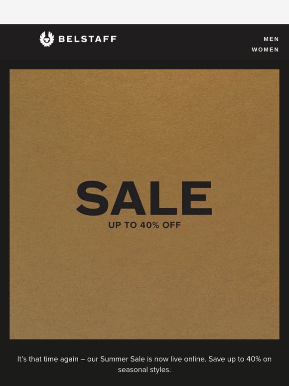 SALE STARTS NOW