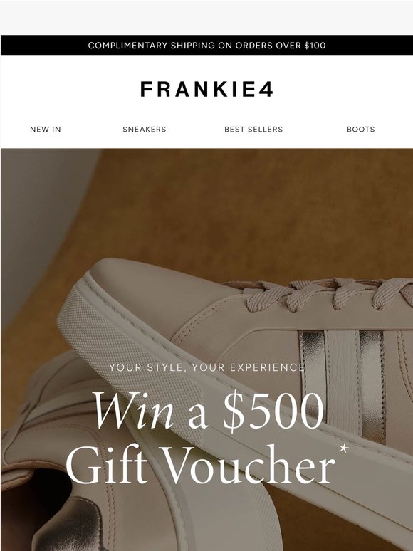 Share to win a $500 gift voucher*