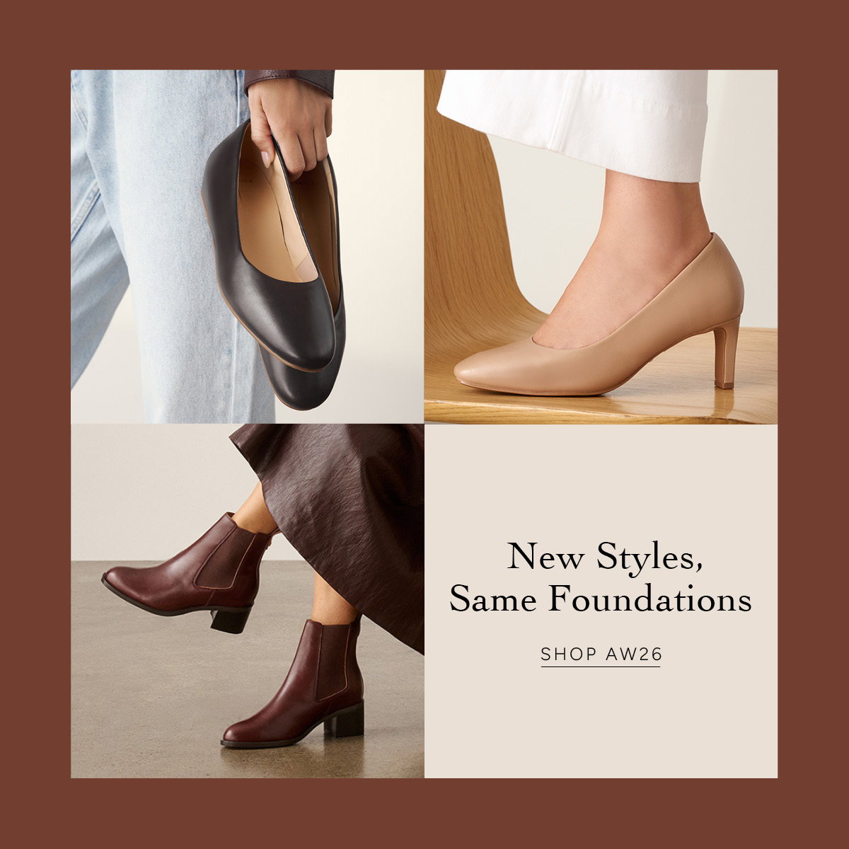 New styles, same foundations. Shop AW26.