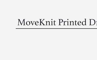 MoveKnit Sleeveless Printed Dress